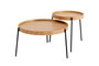 Hanah Home Juego de Mesas Apilables Ronda - Natural